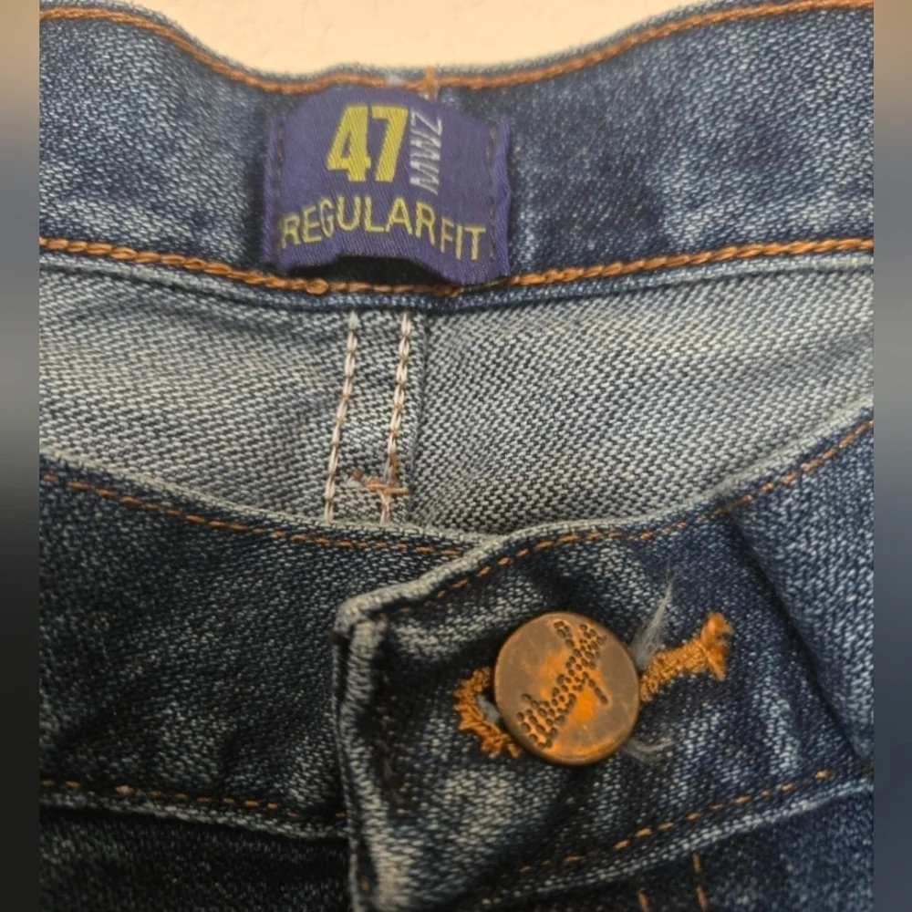 NWT Wrangler Men's Premium Performance Bootcut Jeans - Dark Blue.Size 38 × 34